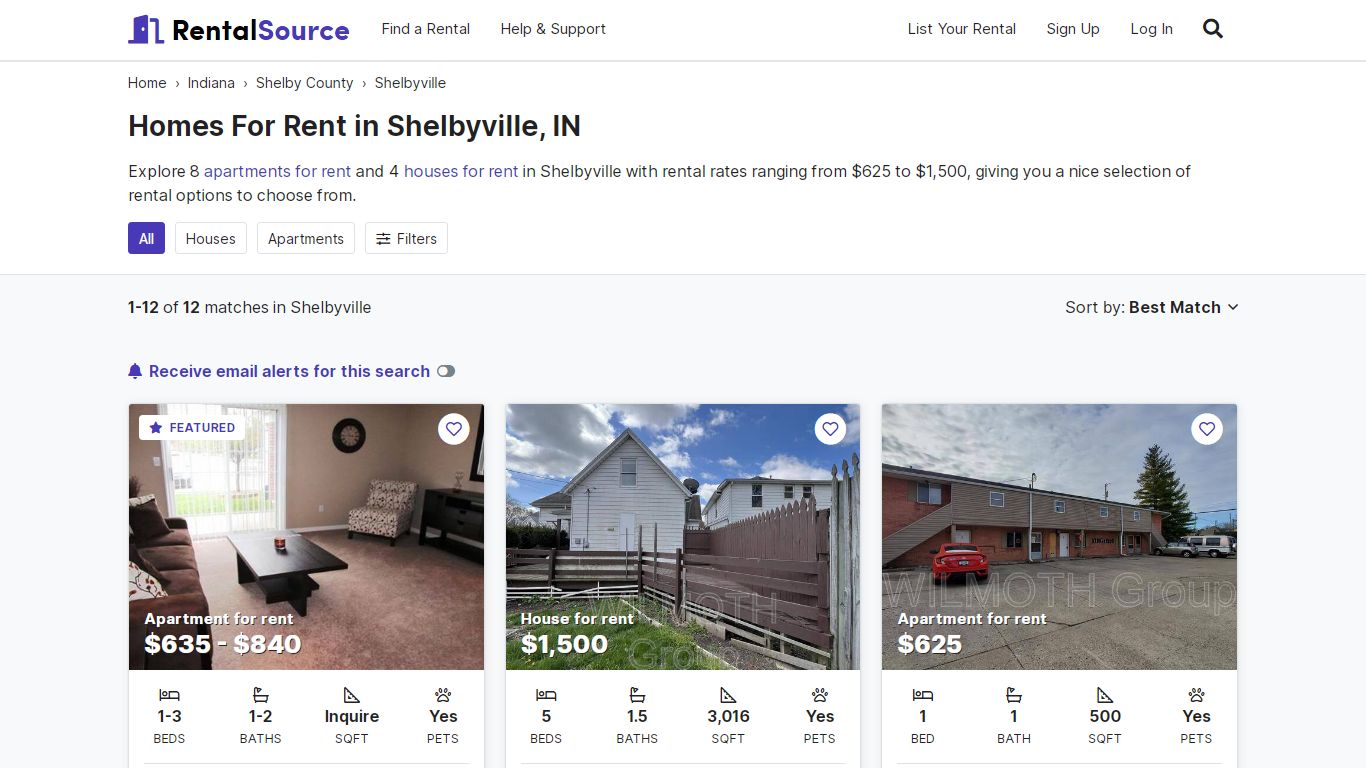 Homes For Rent in Shelbyville, IN - 11 Homes | RentalSource